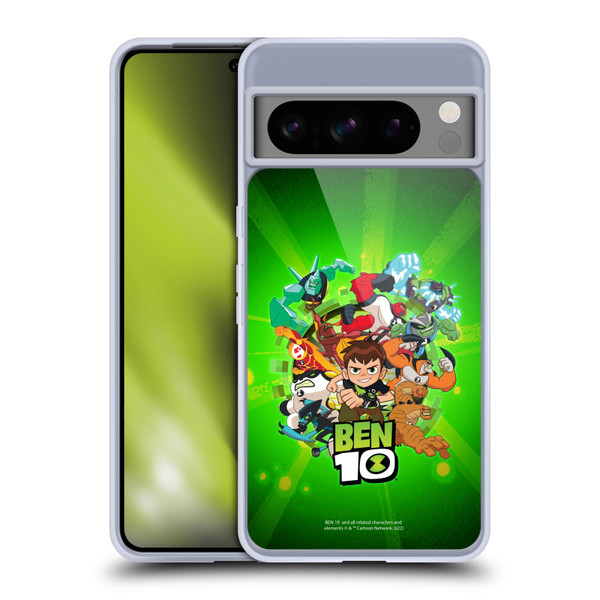 Ben 10: Animated Series Graphics Character Art Soft Gel Case for Google Pixel 8 Pro