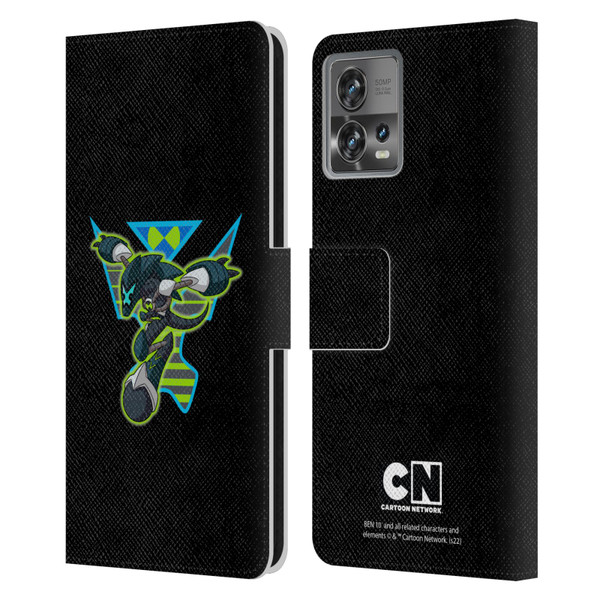 Ben 10: Animated Series Graphics Alien Leather Book Wallet Case Cover For Motorola Moto Edge 30 Fusion