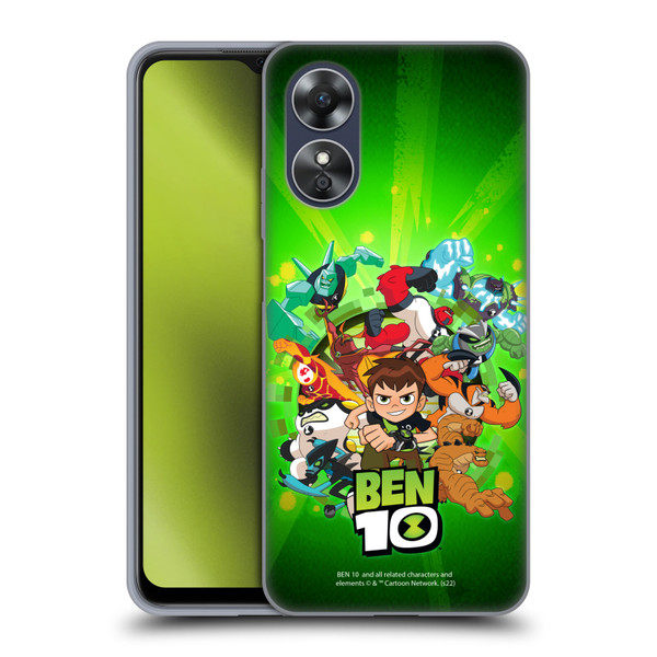 Ben 10: Animated Series Graphics Character Art Soft Gel Case for OPPO A17