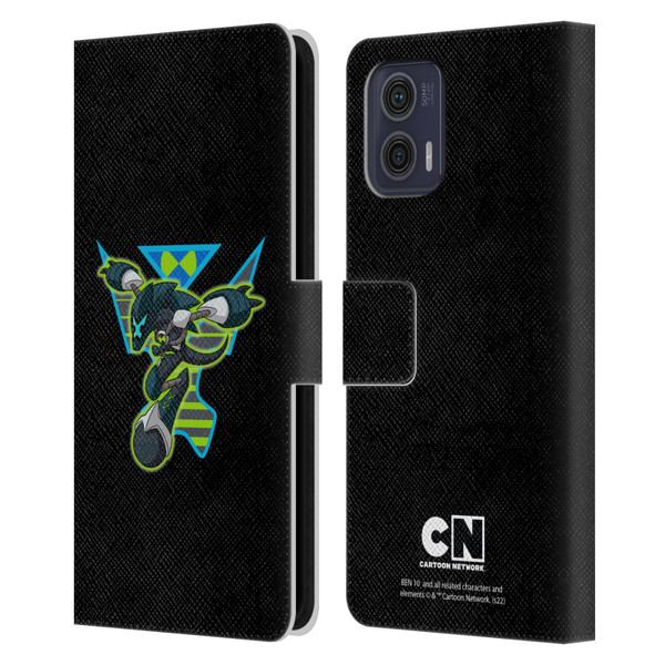 Ben 10: Animated Series Graphics Alien Leather Book Wallet Case Cover For Motorola Moto G73 5G
