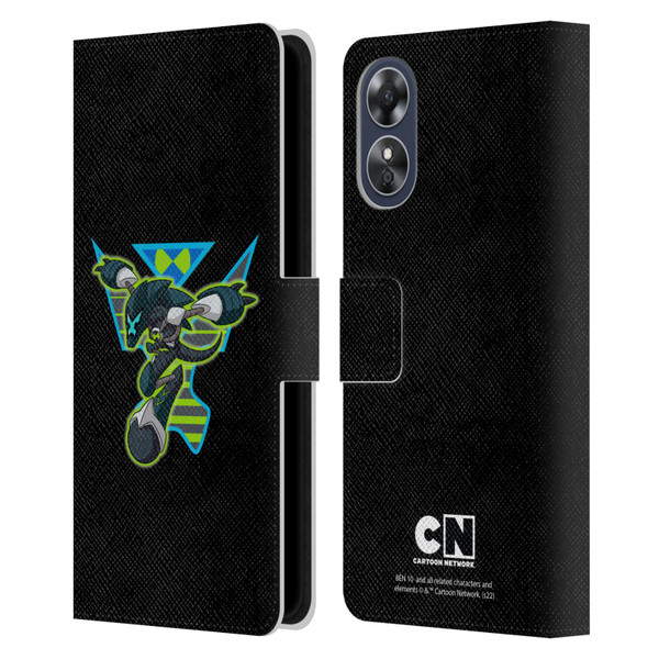 Ben 10: Animated Series Graphics Alien Leather Book Wallet Case Cover For OPPO A17