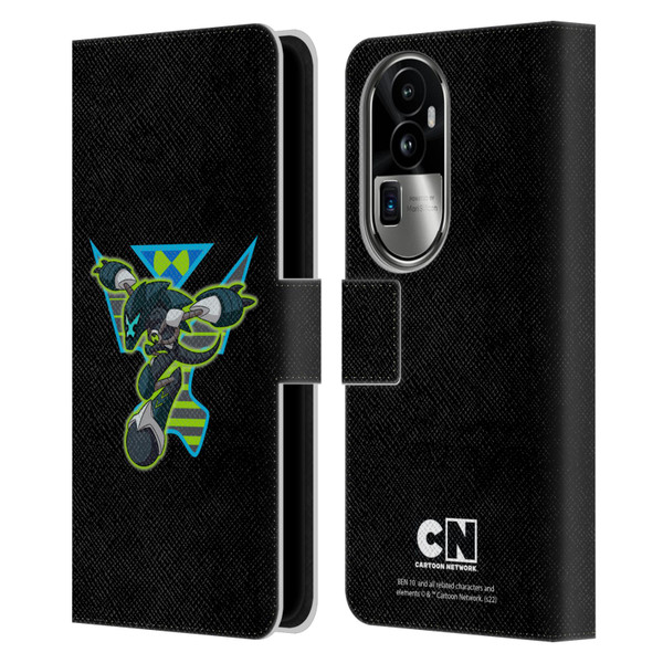 Ben 10: Animated Series Graphics Alien Leather Book Wallet Case Cover For OPPO Reno10 Pro+