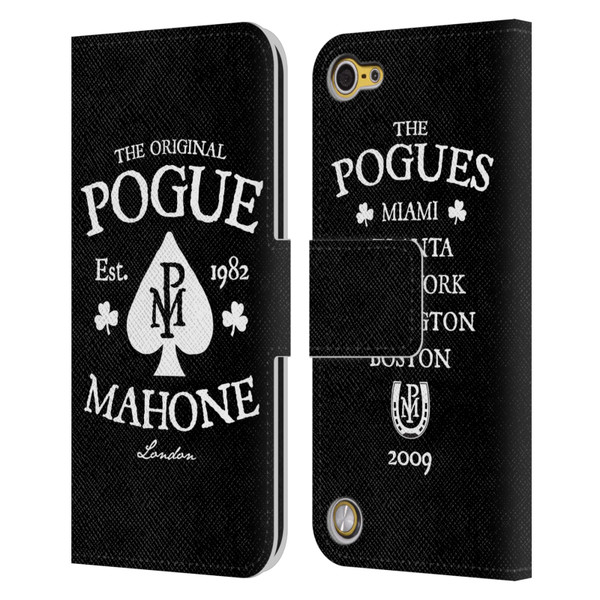 The Pogues Graphics Mahone Leather Book Wallet Case Cover For Apple iPod Touch 5G 5th Gen