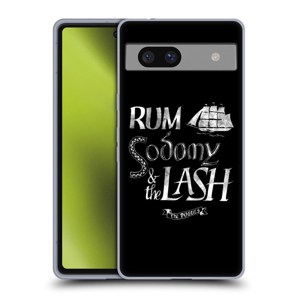 The Pogues Graphics Rum Sodony & The Lash Soft Gel Case for Google Pixel 7a