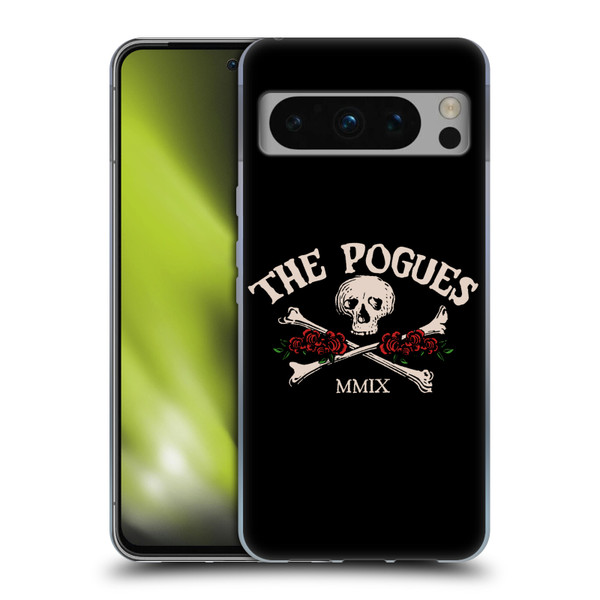 The Pogues Graphics Skull Soft Gel Case for Google Pixel 8 Pro