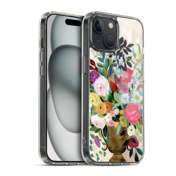 Suzanne Allard Floral Art Beauty Enthroned Soft Gel Case for Apple iPhone 15 & MagSafe