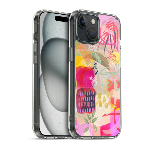 Suzanne Allard Floral Art You Are Loved Soft Gel Case for Apple iPhone 15 & MagSafe
