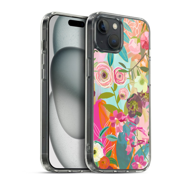 Suzanne Allard Floral Art Chase A Dream Soft Gel Case for Apple iPhone 15 Plus & MagSafe