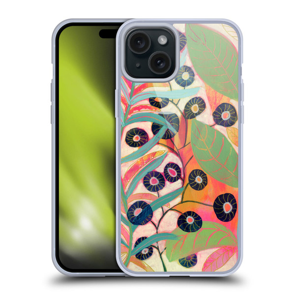 Suzanne Allard Floral Art Joyful Garden Flower Soft Gel Case for Apple iPhone 15 Plus