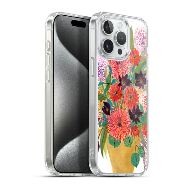 Suzanne Allard Floral Art Celebration Soft Gel Case for Apple iPhone 15 Pro Max & MagSafe