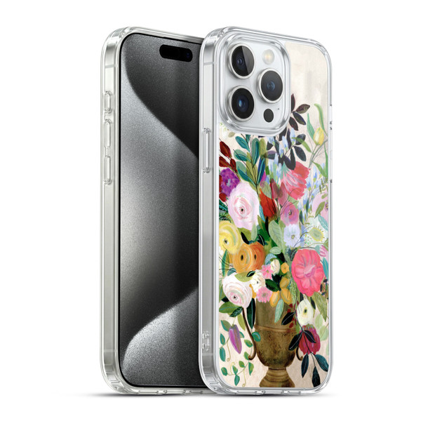 Suzanne Allard Floral Art Beauty Enthroned Soft Gel Case for Apple iPhone 15 Pro Max & MagSafe
