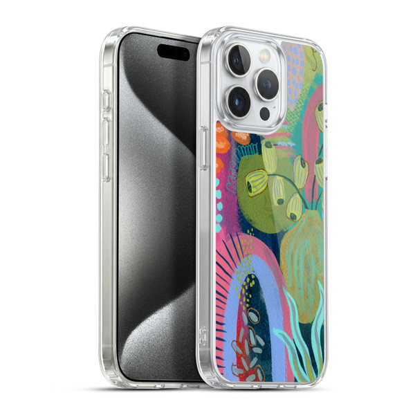 Suzanne Allard Floral Art Seed Pod Soft Gel Case for Apple iPhone 15 Pro Max & MagSafe