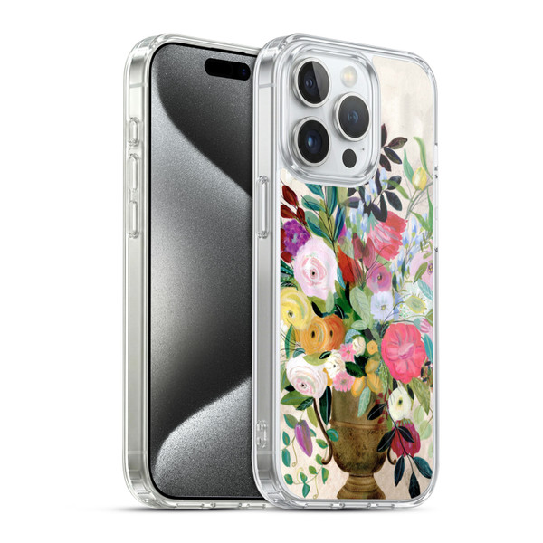 Suzanne Allard Floral Art Beauty Enthroned Soft Gel Case for Apple iPhone 15 Pro & MagSafe