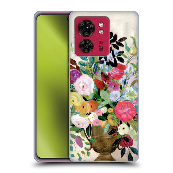 Suzanne Allard Floral Art Beauty Enthroned Soft Gel Case for Motorola Moto Edge 40
