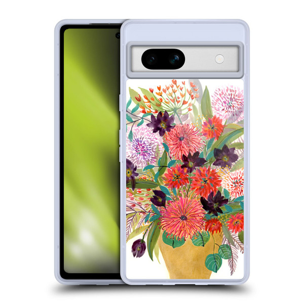 Suzanne Allard Floral Art Celebration Soft Gel Case for Google Pixel 7a