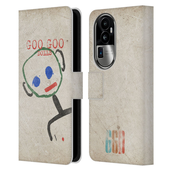 Goo Goo Dolls Graphics Throwback Super Star Guy Leather Book Wallet Case Cover For OPPO Reno10 Pro+
