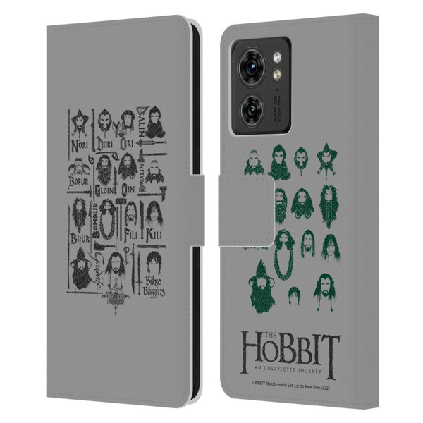 The Hobbit An Unexpected Journey Key Art The Company Leather Book Wallet Case Cover For Motorola Moto Edge 40