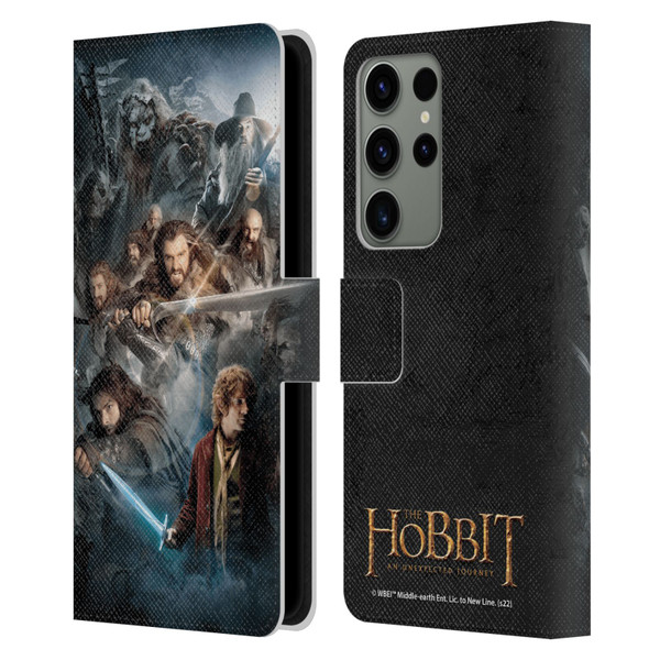 The Hobbit An Unexpected Journey Key Art Group Leather Book Wallet Case Cover For Samsung Galaxy S23 Ultra 5G