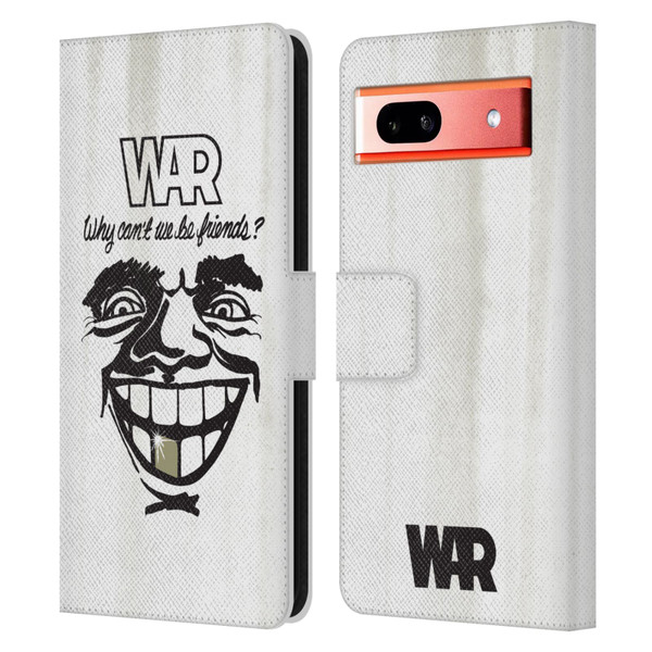 War Graphics Friends Art Leather Book Wallet Case Cover For Google Pixel 7a