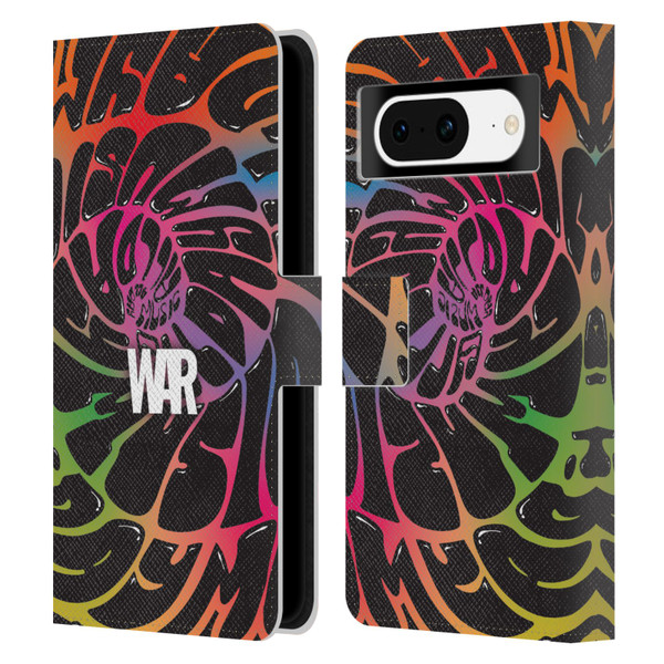 War Graphics All Day Colorful Leather Book Wallet Case Cover For Google Pixel 8