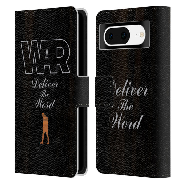 War Graphics Deliver The World Leather Book Wallet Case Cover For Google Pixel 8