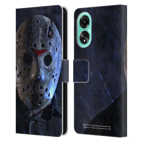 Friday the 13th: A New Beginning Graphics Jason Leather Book Wallet Case Cover For OPPO A78 5G