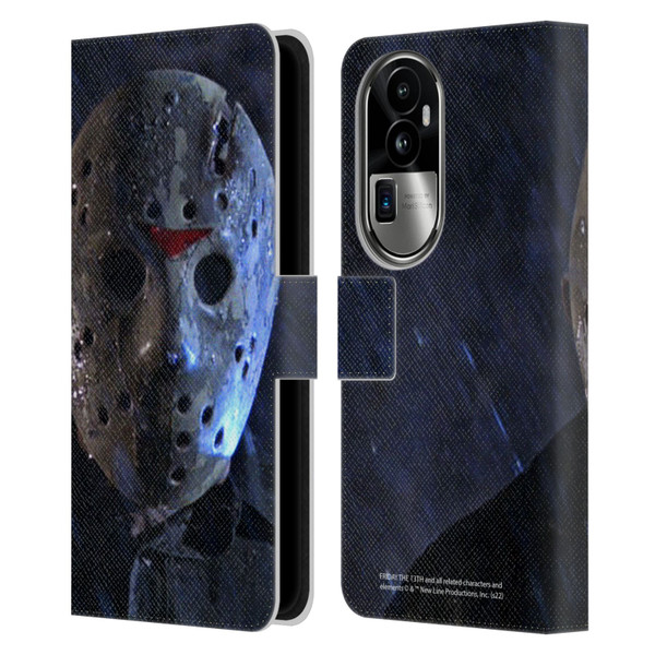 Friday the 13th: A New Beginning Graphics Jason Leather Book Wallet Case Cover For OPPO Reno10 Pro+