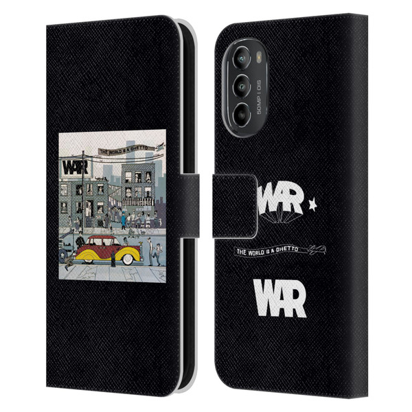 War Graphics The World Is A Ghetto Album Leather Book Wallet Case Cover For Motorola Moto G82 5G