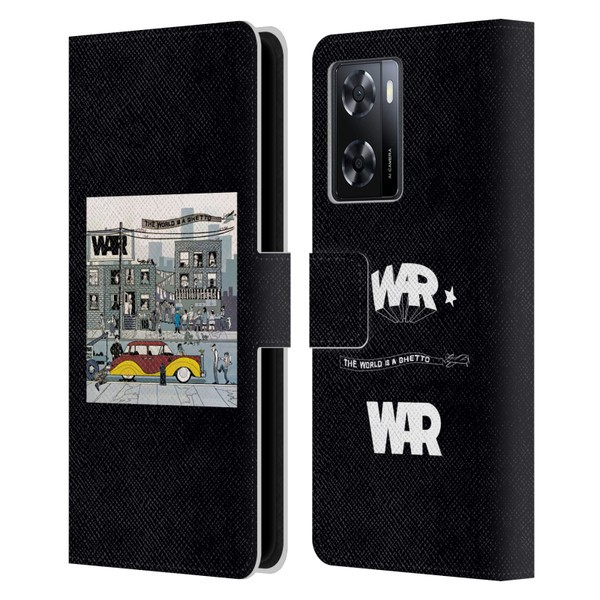War Graphics The World Is A Ghetto Album Leather Book Wallet Case Cover For OPPO A57s