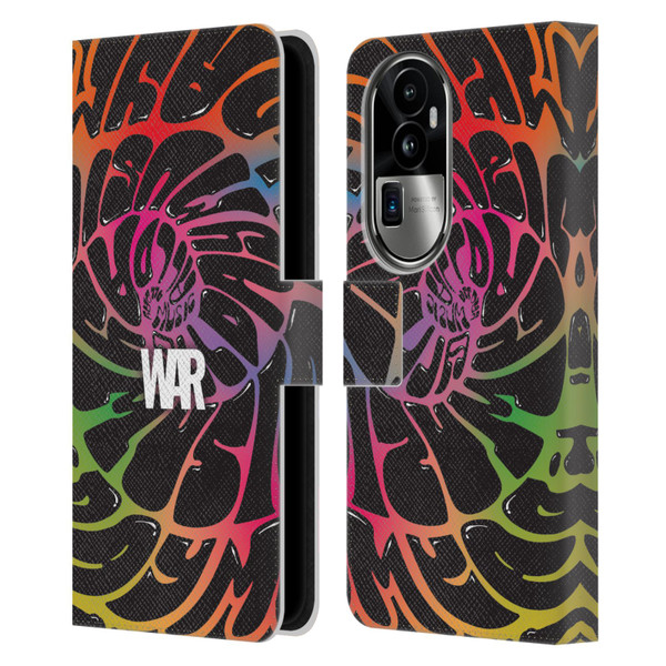 War Graphics All Day Colorful Leather Book Wallet Case Cover For OPPO Reno10 Pro+