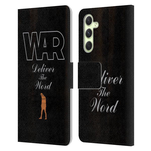 War Graphics Deliver The World Leather Book Wallet Case Cover For Samsung Galaxy A54 5G
