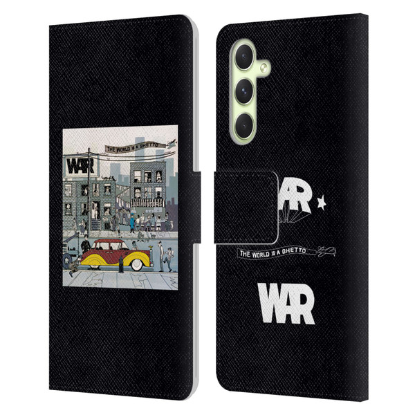 War Graphics The World Is A Ghetto Album Leather Book Wallet Case Cover For Samsung Galaxy A54 5G