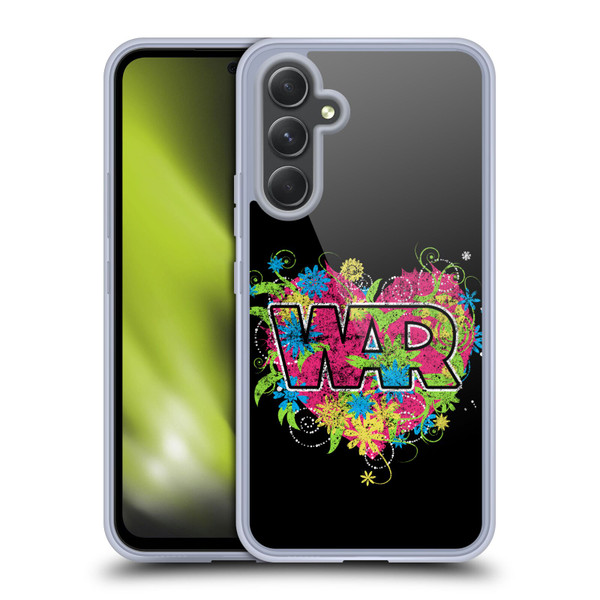 War Graphics Heart Logo Soft Gel Case for Samsung Galaxy A54 5G