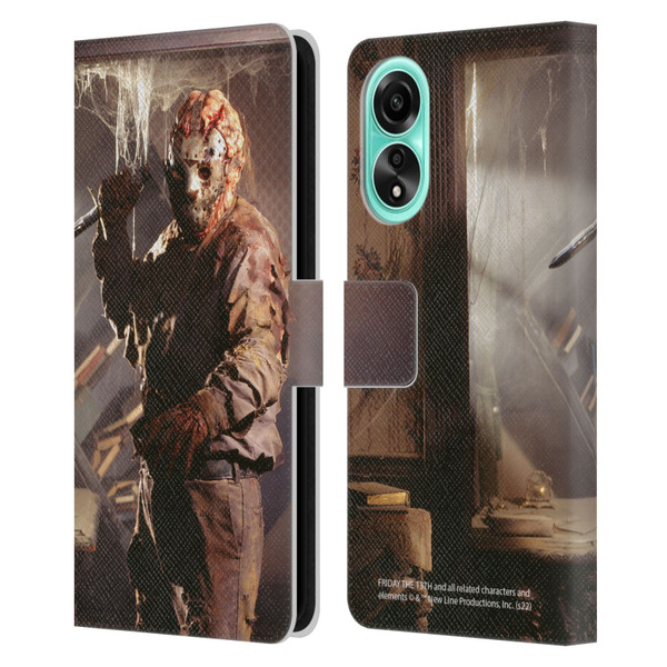 Friday the 13th: Jason Goes To Hell Graphics Jason Voorhees 2 Leather Book Wallet Case Cover For OPPO A78 5G
