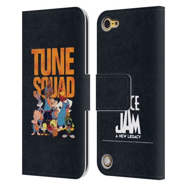 Space Jam: A New Legacy Graphics Tune Squad Leather Book Wallet Case Cover For Apple iPod Touch 5G 5th Gen