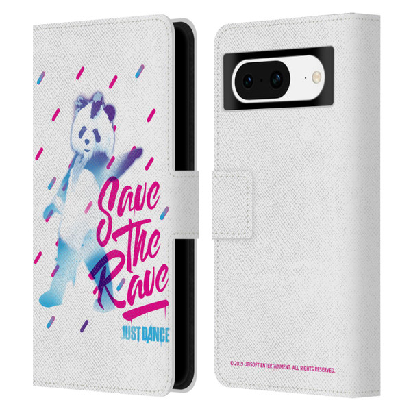 Just Dance Artwork Compositions Save The Rave Leather Book Wallet Case Cover For Google Pixel 8