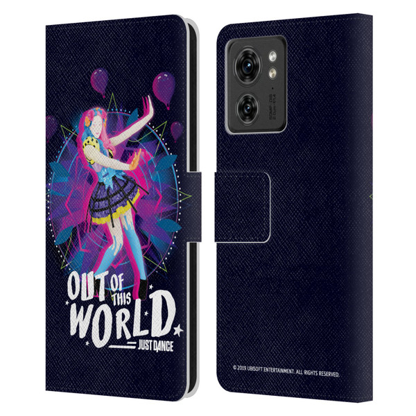 Just Dance Artwork Compositions Out Of This World Leather Book Wallet Case Cover For Motorola Moto Edge 40