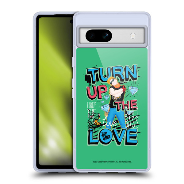 Just Dance Artwork Compositions Drop The Beat Soft Gel Case for Google Pixel 7a