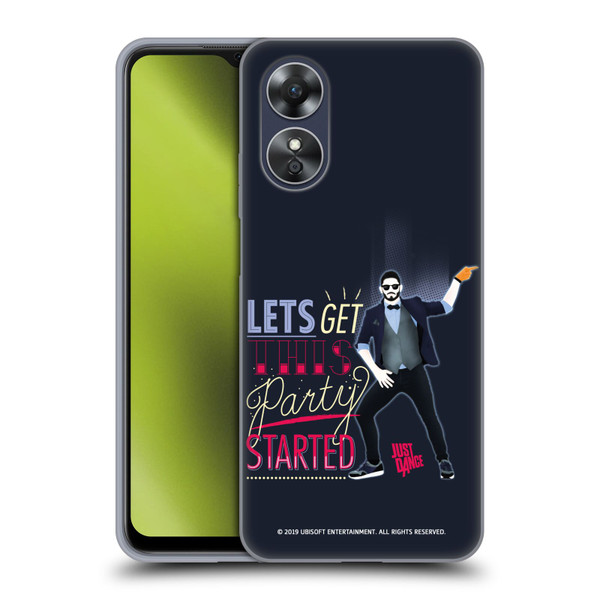 Just Dance Artwork Compositions Party Started Soft Gel Case for OPPO A17