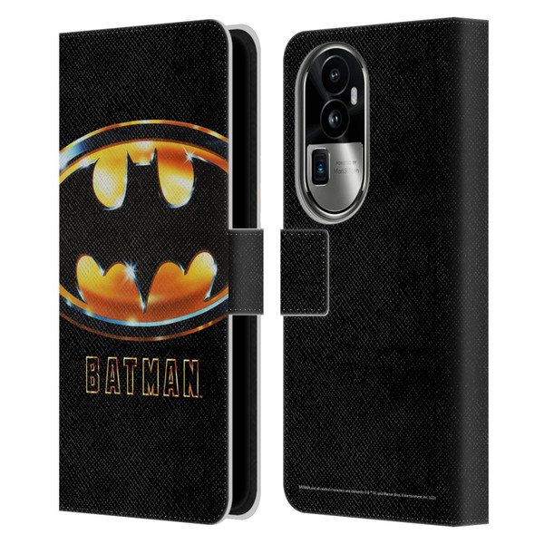Batman (1989) Key Art Poster Leather Book Wallet Case Cover For OPPO Reno10 Pro+