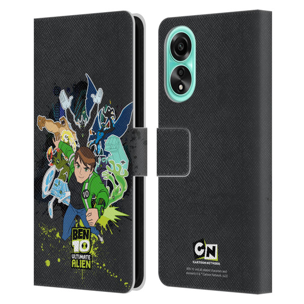 Ben 10: Ultimate Alien Graphics Character Art Leather Book Wallet Case Cover For OPPO A78 5G