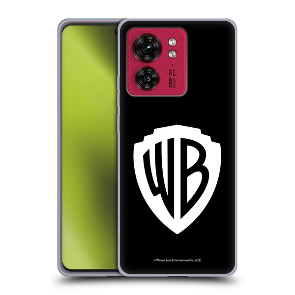 Warner Bros. Shield Logo Black Soft Gel Case for Motorola Moto Edge 40