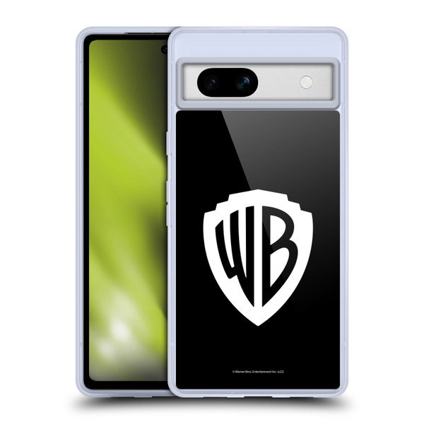 Warner Bros. Shield Logo Black Soft Gel Case for Google Pixel 7a