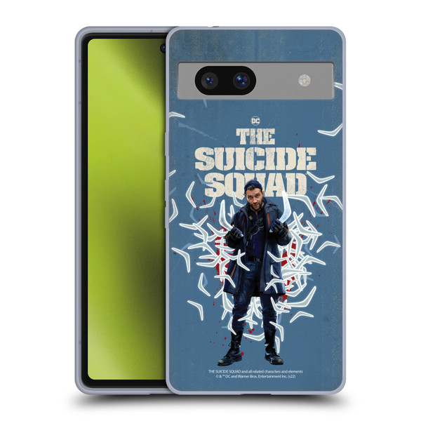 The Suicide Squad 2021 Character Poster Captain Boomerang Soft Gel Case for Google Pixel 7a