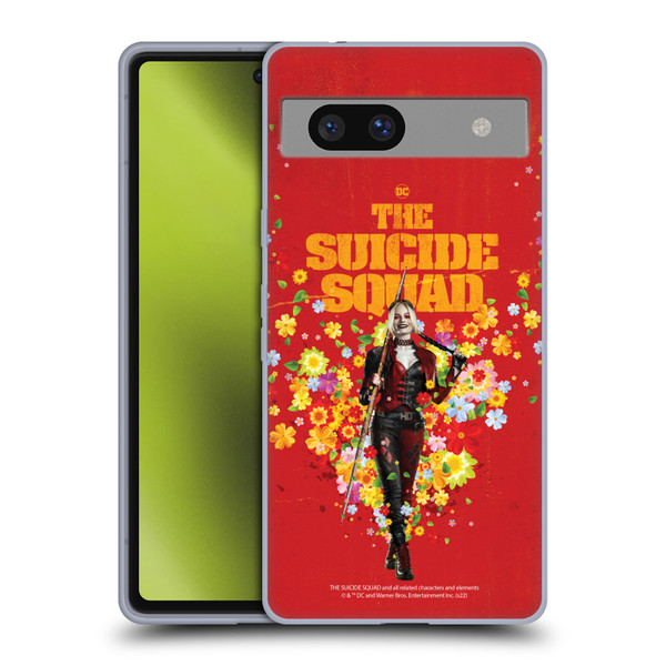 The Suicide Squad 2021 Character Poster Harley Quinn Soft Gel Case for Google Pixel 7a