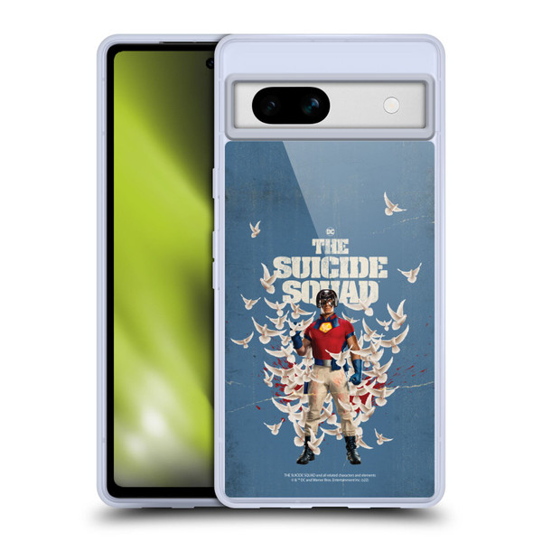 The Suicide Squad 2021 Character Poster Peacemaker Soft Gel Case for Google Pixel 7a