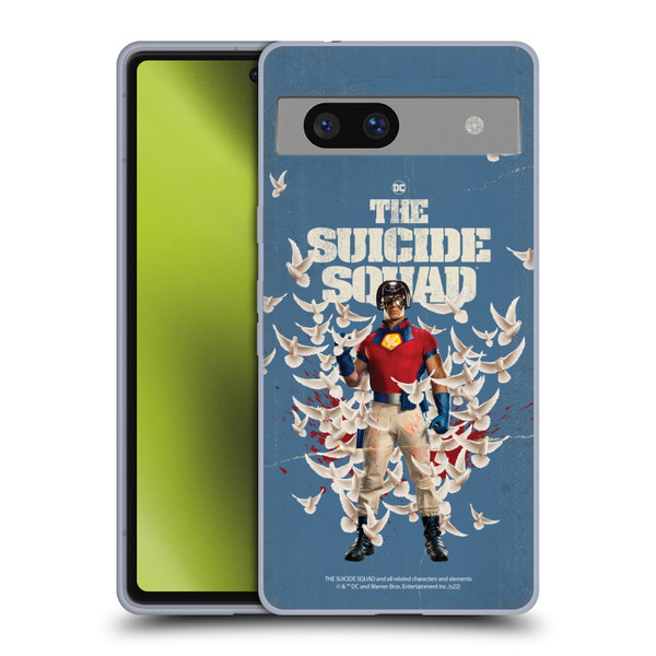 The Suicide Squad 2021 Character Poster Peacemaker Soft Gel Case for Google Pixel 7a