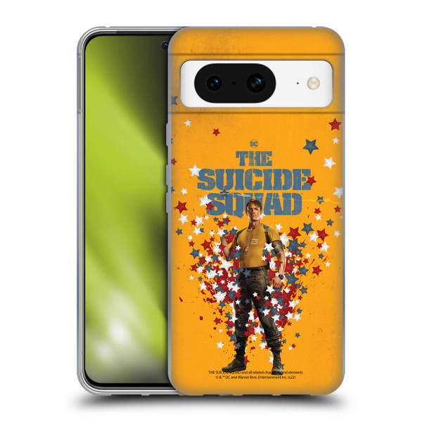 The Suicide Squad 2021 Character Poster Rick Flag Soft Gel Case for Google Pixel 8