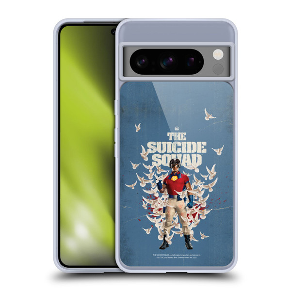 The Suicide Squad 2021 Character Poster Peacemaker Soft Gel Case for Google Pixel 8 Pro