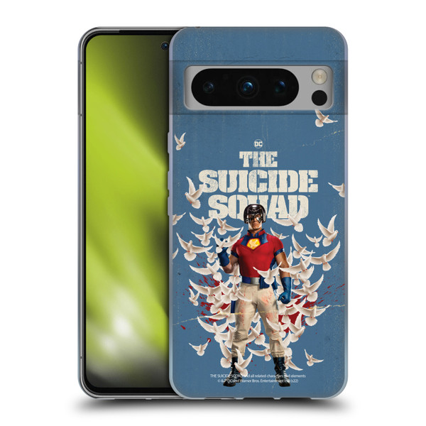 The Suicide Squad 2021 Character Poster Peacemaker Soft Gel Case for Google Pixel 8 Pro